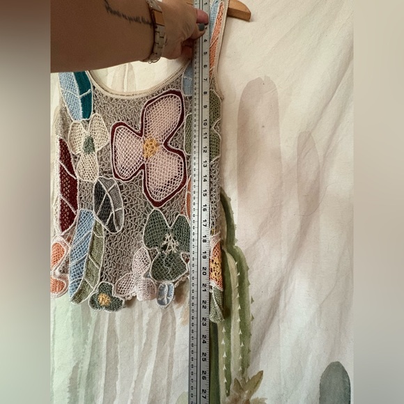 Vintage Crotched Floral Tank Top 🌵 - Picture 6 of 14